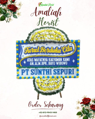 Papan Bunga Duka di Kotobangun